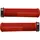 Peaty ́s Monarch Knurl Fahrradgriffe rot 138 mm