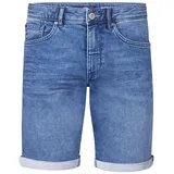 Petrol Industries Jeans-Bermudas in Blau - M