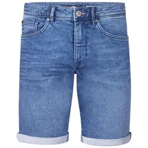 Petrol Industries Jeans-Bermudas in Blau - M