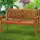 CASARIA Gartenbank 120 x 60 x 90 cm Braun