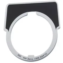 Schneider Bezeichnungsschild Ø 30 40 x 43 mm neutral