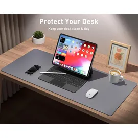 luxuskollektion Schreibtischunterlage Mauspad Büro Hellgrau 60x35cm