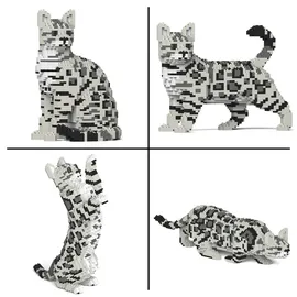 JEKCA Bricks Bengal Cat 4-in-1 Pack ST19BGC01-M02