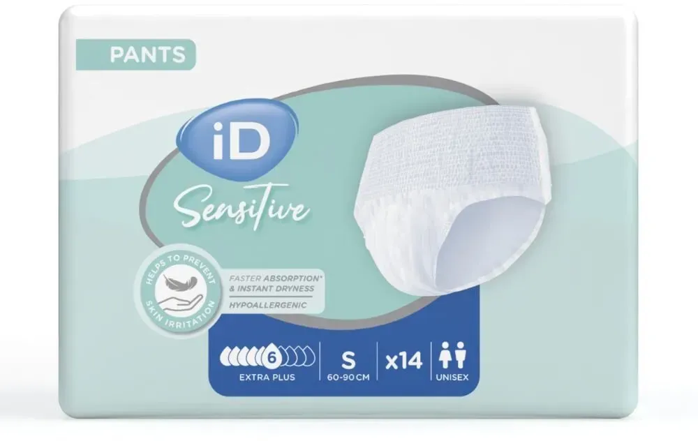 iD Sensitive Pants Extra Plus S, 14 Stück