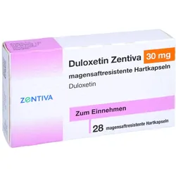 DULOXETIN Zentiva 30 mg magensaftres.Hartkapseln 28 St