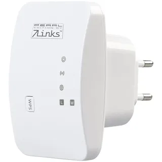 7links Internet Verstärker: Mini-WLAN-Repeater mit WPS-Taste, 300 Mbit/s, 2,4 GHz & LAN-Anschluss (WLAN Verstärkung, WiFi Verstärker, Geräteanschluss)