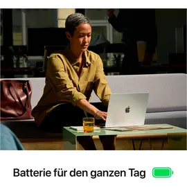 Apple MacBook Pro 14''", silber (silberfarben), 24 GB RAM 512 GB SSD, M4 Pro 12C CPU/16C GPU/16C N.E. 24GB 512GB 70W USB-C DE (Z1FB-MX2E3D/A-07MT39)