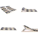 vidaXL Lattenroste 2 Stk. mit 42 Latten 7 Zonen 90 x 200 cm - Bettkasten - Bettkästen - Lattenrost - Lattenroste - Braun
