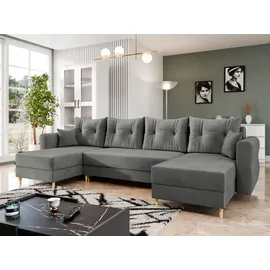 Mirjan24 Wohnlandschaft Grau,