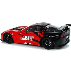 Lean Toys Ferngesteuerter Sportwagen Corvette C6.R 1:18 rot
