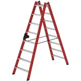 Günzburger Kunststoff-Stehleiter 2 x 8 Stufen (34116)