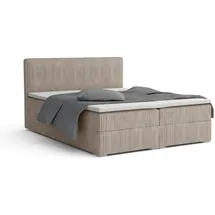 dein schlaf 24 BOXBETT LON IV 160/200 in Cord Anthrazit H4