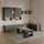 livinity® Wohnwand, Piave Anthrazit, 2 Teile