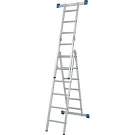 Krause Stabilo Gelenk-Combileiter 2 x 3 und 2 x 6 Sprossen