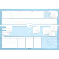 NOVA MD Schreibtischunterlage aus Papier mit 50 Blatt zum Abreißen – Hochwertige Schreibunterlage im Format DIN A2, Papierunterlage für Kinder und Erwachsene