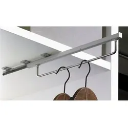Schrank-Kleiderbügelhalter, ausziehbar, Quadro, 9141744, Korpust.350mm, L345mm