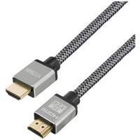 Maxtrack HDMI Anschlusskabel HDMI-A Stecker, HDMI-A Stecker 2.00 m Schwarz C 221-2 HNL Ultra HD (8K)