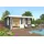 Lasita Maja Gartenhaus Baruda 5 x 3,5 m Grau