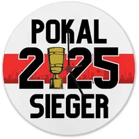 Speecheese Stuttgart Pokalsieger 2025 Wanduhr Stuttgart-Uhr für Fußballfans als