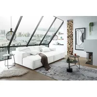 KAWOLA Big Sofa SAMU Feincord weiß