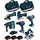 Bosch Kit 18V BK601BAG (GDX 18V-180 + GSR 18V-55 + GKS 18V-LI + GST 18V-LI S + GBH 18V-21 + GWS 18-125V-LI + 3 x 4,0Ah + GAL18V-40 + 2 Taschen)