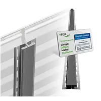HEXIM Siding Fassadenpaneele grau 2 St. 200 x 20 x 1,5 cm