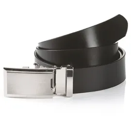 Monti Herrengürtel Leder 3,5 cm schwarz 120