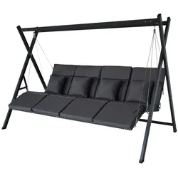 Leco ALICIA 4-Sitzer Hollywoodschaukel Gartenschaukel Liegefunktion