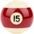 Sportime Billardkugel "Pool", ø 57,2 mm, 15