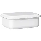 RIESS Riess, Vorratsbehälter mit Deckel 15x11x5cm, niedrig weiss