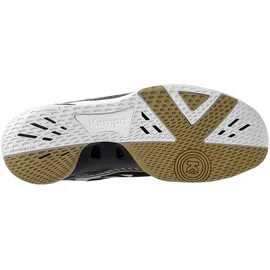 Kempa Wing 2.0 Handballschuhe schwarz/weiß/gold 40.5
