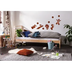 Wandtattoo KOMAR "Chip 'n' Dale Hazelnut Hunt", braun, Disney, Wandtattoos, 50 x 70 cm (Breite x Höhe) - Kinderzimmer, Wandsticker