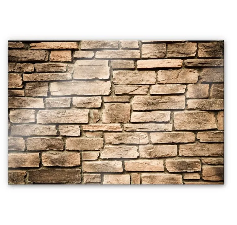 Wall-Art Küchenrückwand »Steinoptik Italien Stein Mauer«, (1 tlg.), Herd Waschbecken Wandschutz Wall-Art bunt
