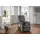 Livetastic Relaxsessel Harry Velours 77 x 107 x 88 cm Dunkelgrau mit Relaxfunktion