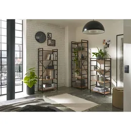 Bücherregal 60 x 117 x 34 cm Schwarz