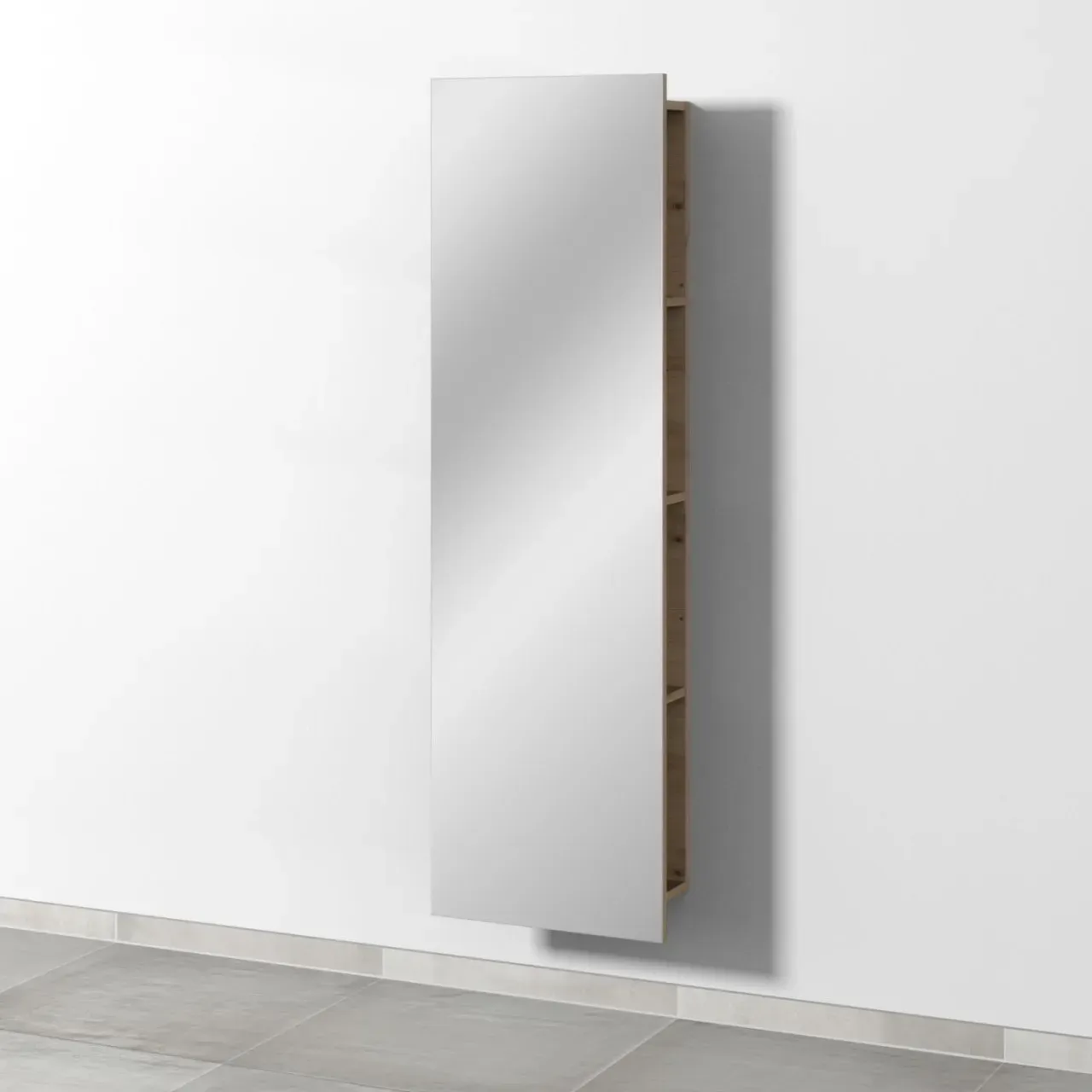 Sanipa 3way Spiegelregal, Eiche Natural-Touch, BR19085 BR19085