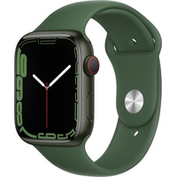 Apple Watch Series 7 GPS + Cellular 45 mm Aluminiumgehäuse grün Sportarmband klee