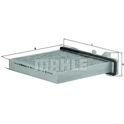 Mahle Filter, Innenraumluft [Hersteller-Nr. LAK589] für Mitsubishi