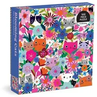 Abrams & Chronicle Books Blooming Cats 500 Piece Family