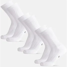 Danish Endurance Tennis Crew Socken 6er Pack Schwarz/Weiß 43-47