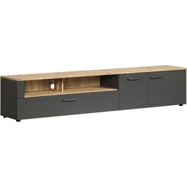 Home Affaire Estepona TV-Kommode 210 cm Grau Holz