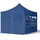 TOOLPORT Faltpavillon Economy 3 x 3 m inkl. 4 Seitenteile blau 582633