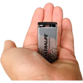 Ultralife 10x Ultralife U9VL-J-P - 9V Block Power Cell Lithium Batterie 9V 1200mAh