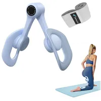 MERACH Beckenbodentrainer zur Stärkung der Tiefenmuskulatur, Multifunktionales Beintrainer Set mit Widerstandsband, 1-tlg., Gezieltes Training bei Blasenschwäche & für den Beckenboden, Für mehr Muskelkraft im Alltag durch einfaches Heimtraining blau 11,8 cm x 11.3 cm
