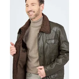 JCC Ledermantel 41607 in oliv | Gr.: 56,