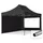 TOOLPORT Faltpavillon 3 x 4,5 m inkl. 2 Seitenteile Schwarz