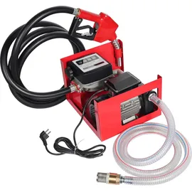 Wiltec Heizöl- und Dieselpumpe 230V 750W 80l/min selbstansaugend mit automatischer Pistole