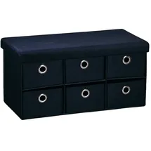 KESPER Sizbank 76 x 38 x 38 cm schwarz / schwarz