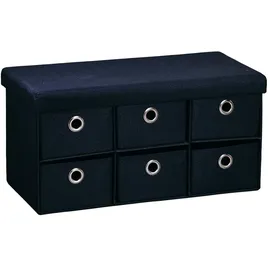 KESPER Sizbank 76 x 38 x 38 cm schwarz / schwarz