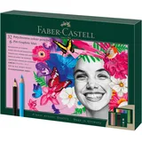 Faber-Castell Polychromos & Pitt Graphite Malset 40 St. mehrfarbig